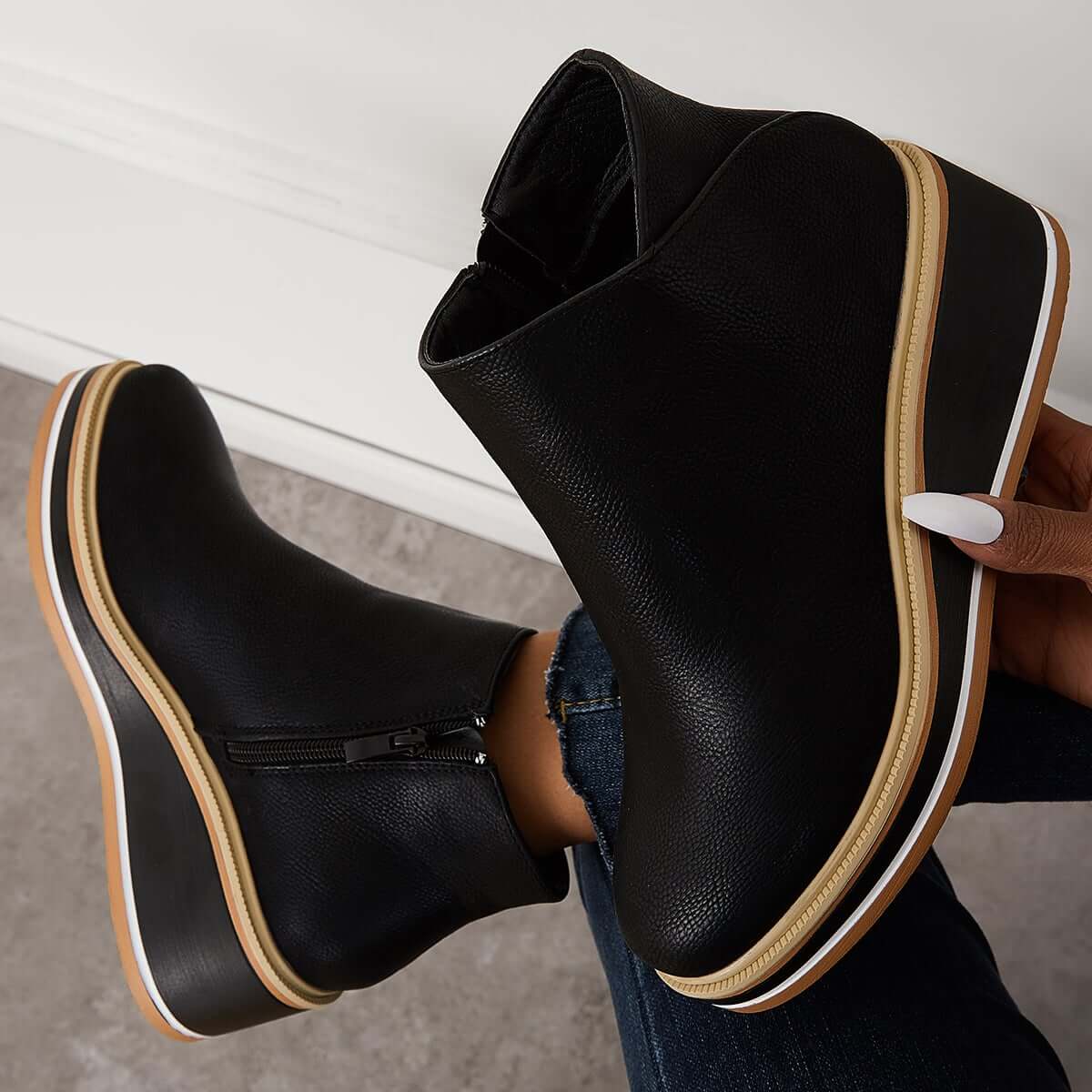 Danielle – Bottes à plateforme tendance - Image 3