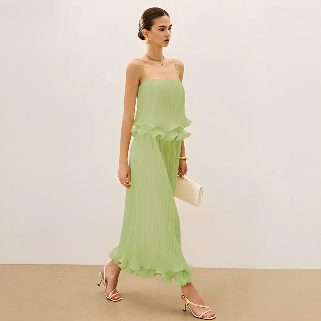 Daphne - Ensemble Élegant de Jupe Plissée - Image 4