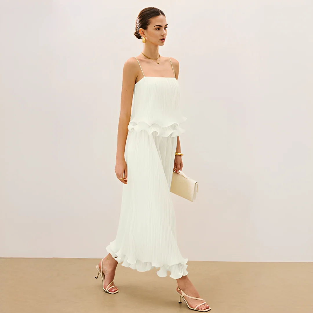 Daphne - Ensemble Élegant de Jupe Plissée - Image 5