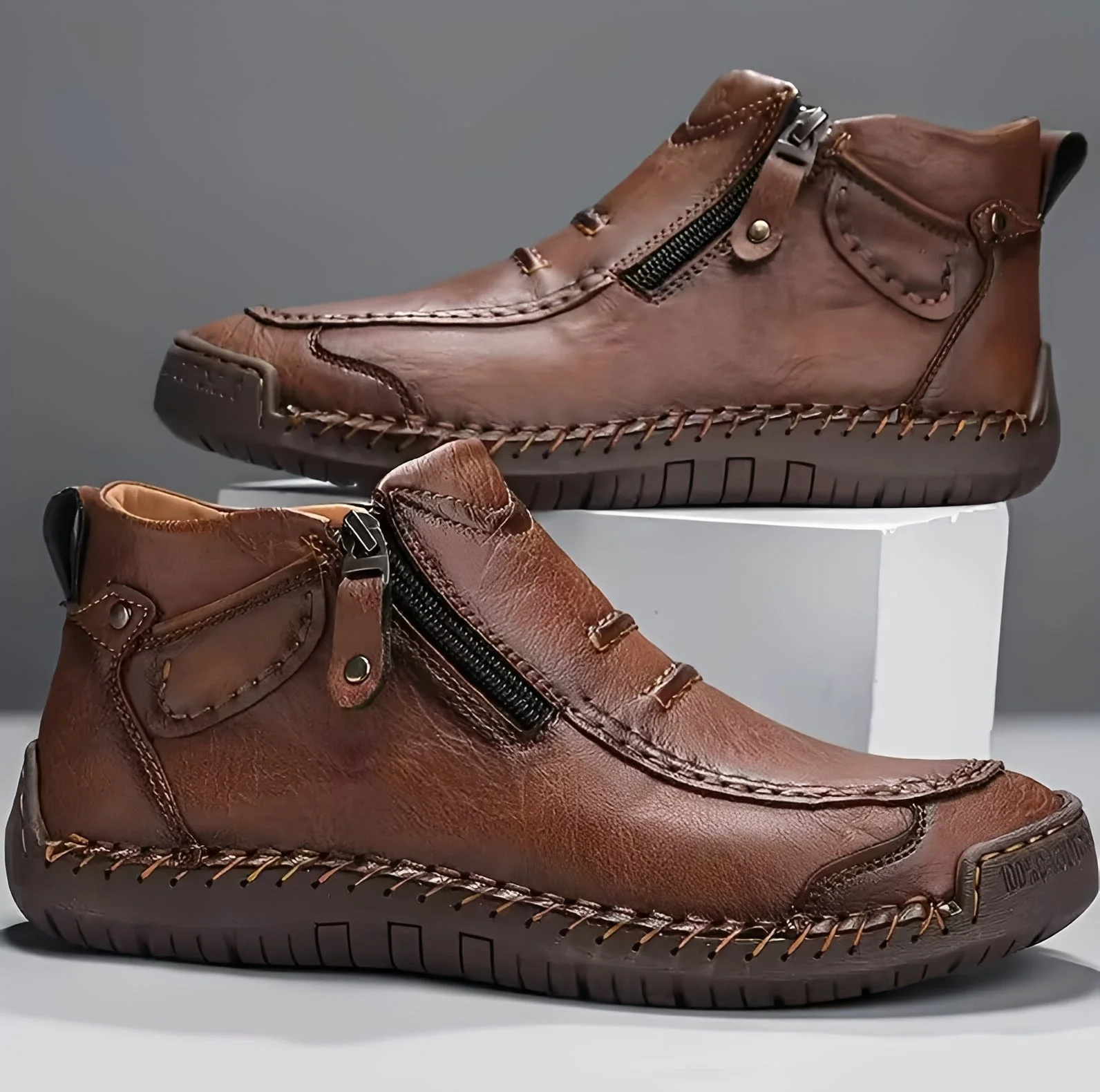 David - Bottes à Fermeture Éclair Élégantes - Image 4