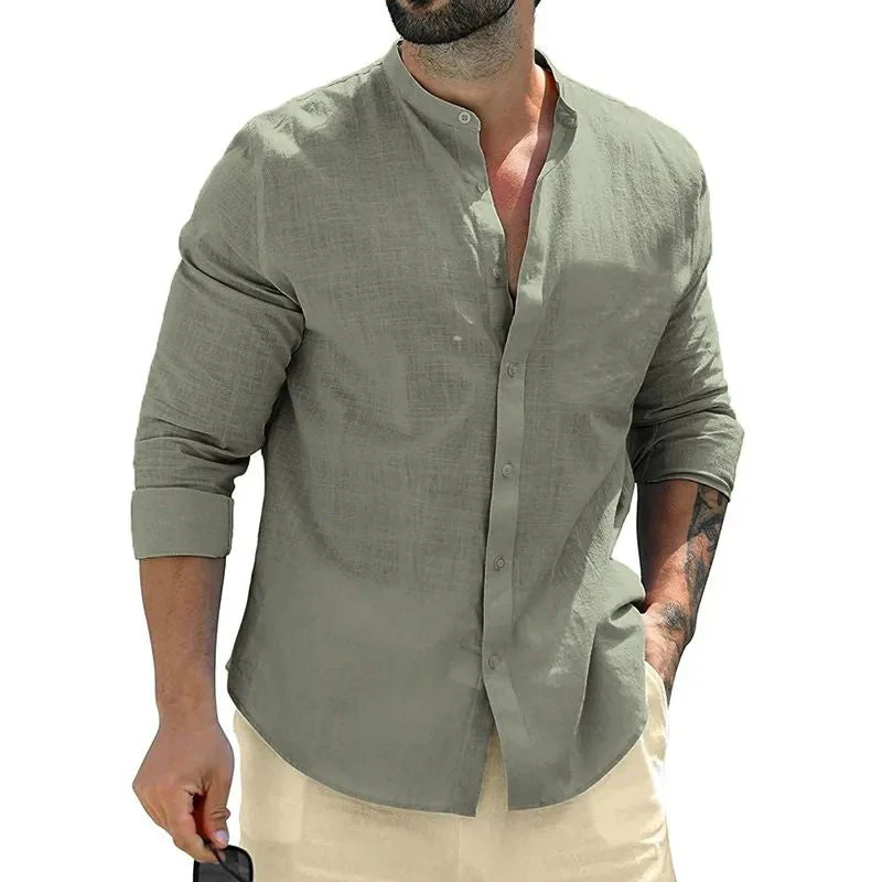 Dominic - Chemise à manches longues décontractée pour hommes - Image 2