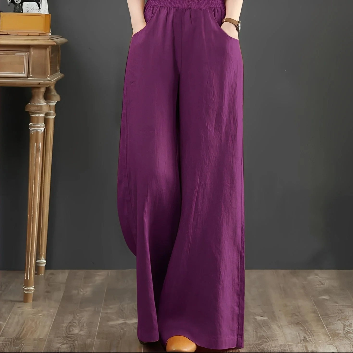 Dorothy - Pantalon confortable à jambes larges pour femmes - Image 4