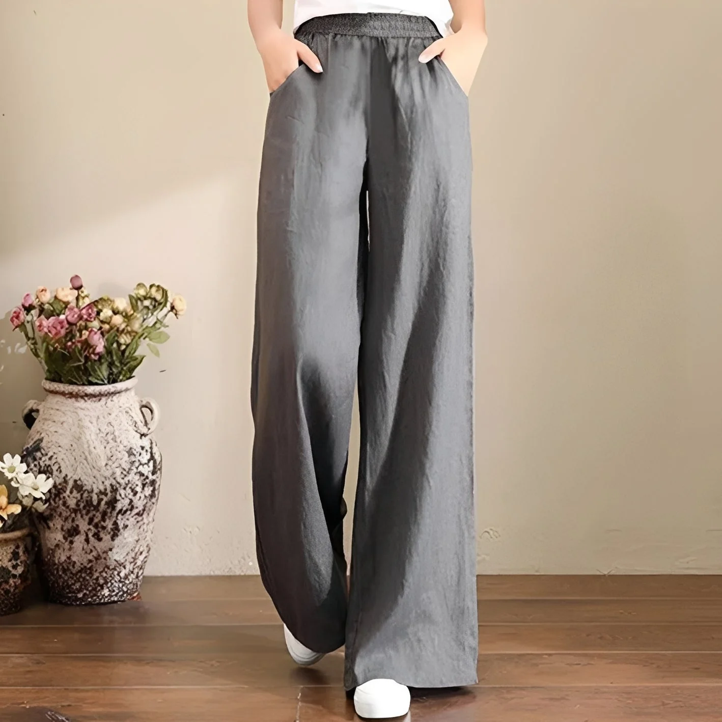 Dorothy - Pantalon confortable à jambes larges pour femmes - Image 8