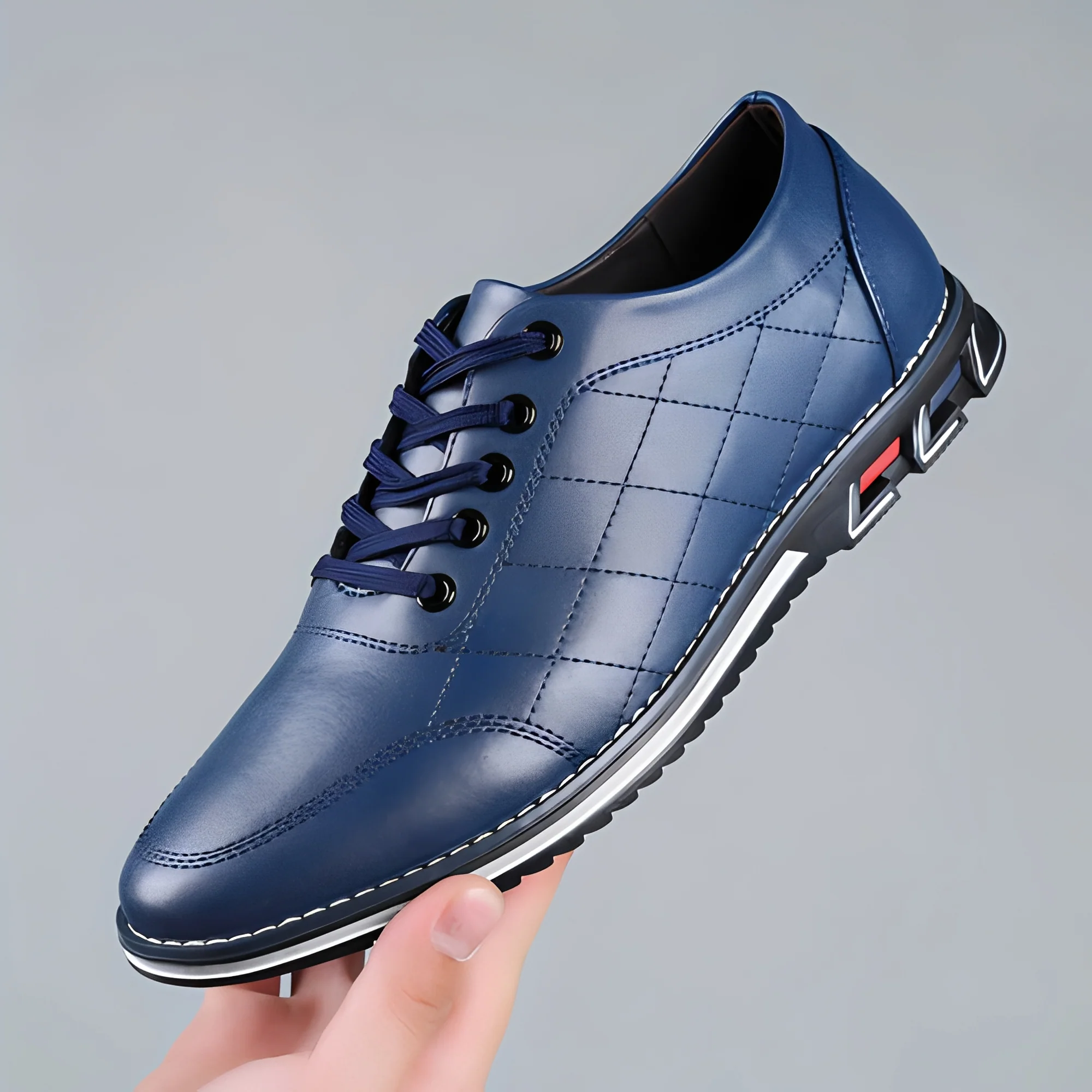 Edvin - Chaussures à lacets décontractées et à la mode pour hommes - Image 3