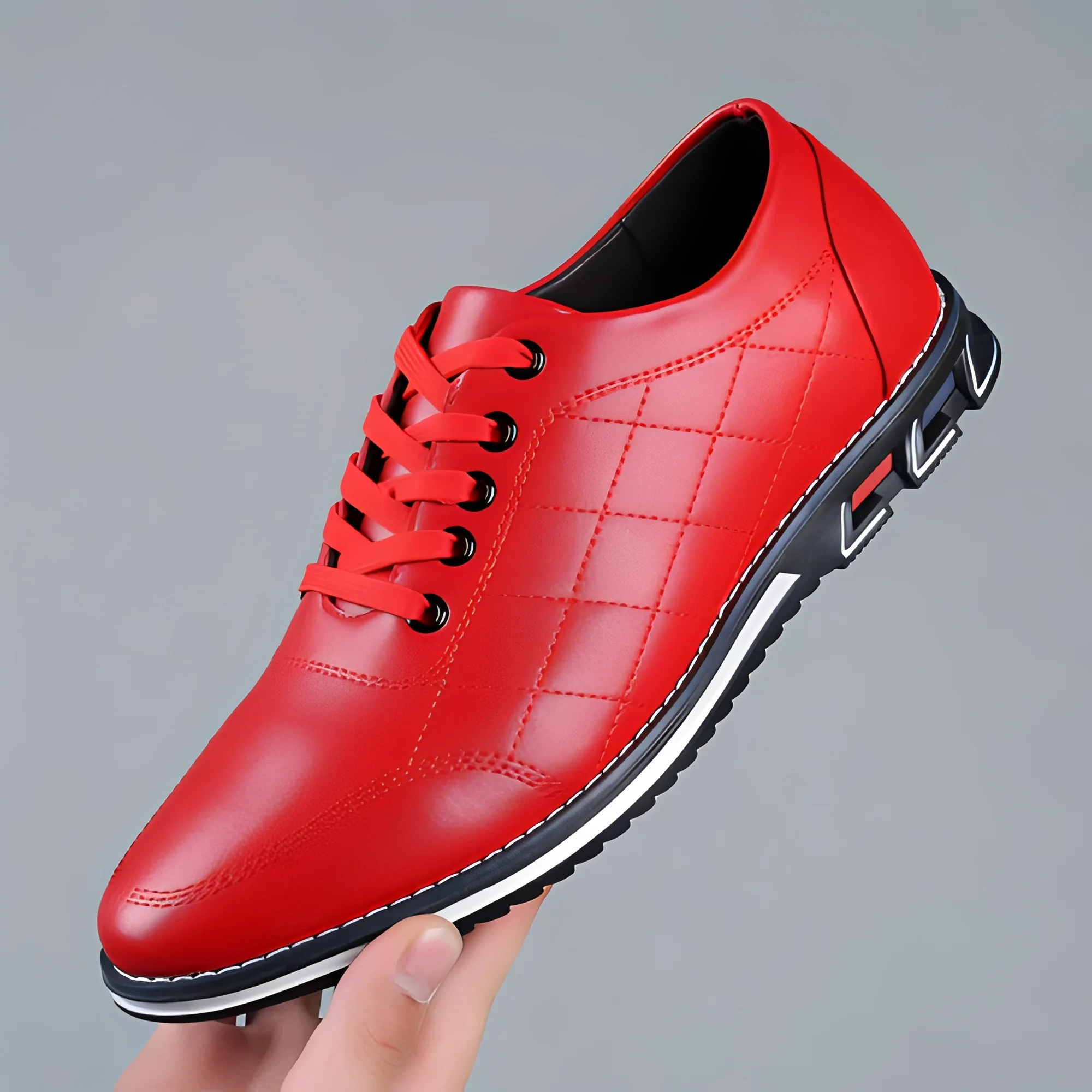 Edvin - Chaussures à lacets décontractées et à la mode pour hommes - Image 4