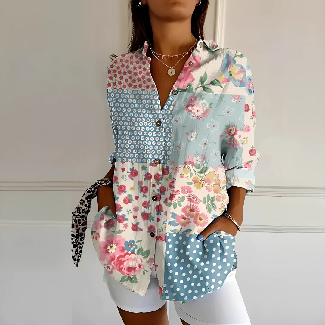 Eleanor - Blouse Élégante à Boutons - Image 5