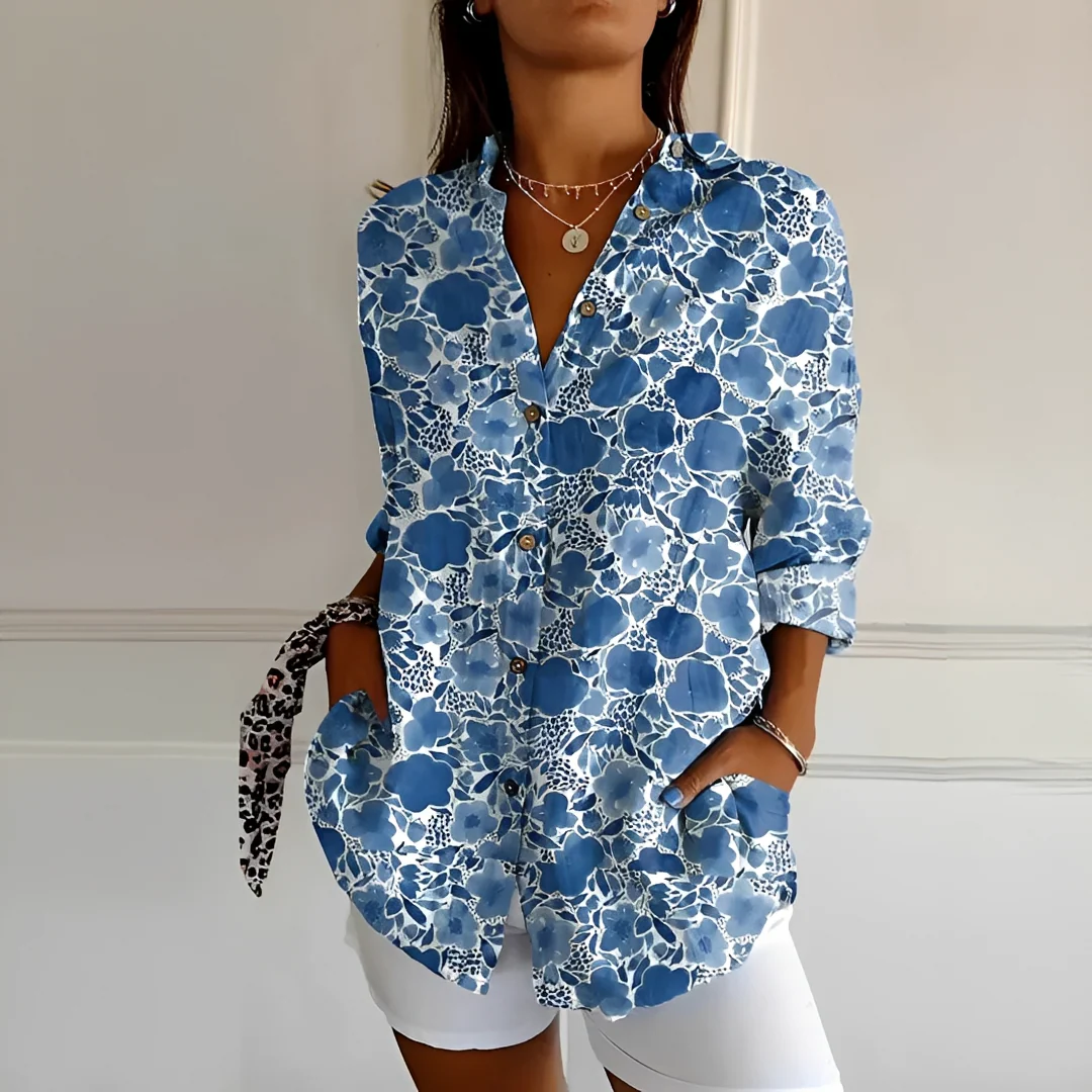 Eleanor - Blouse Élégante à Boutons - Image 7