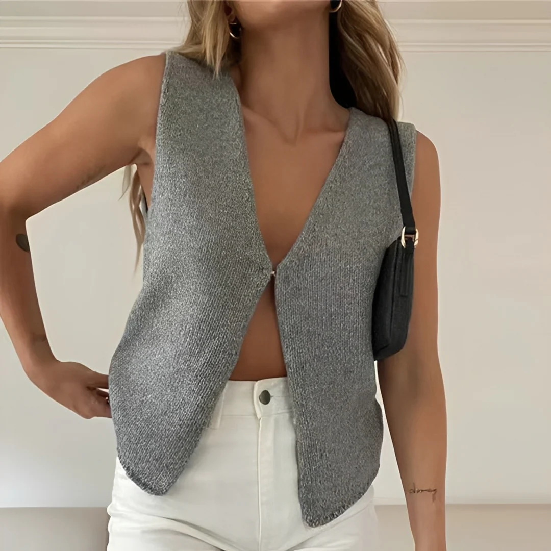 Ellaine - Veste Sans Manches Élégante - Image 3