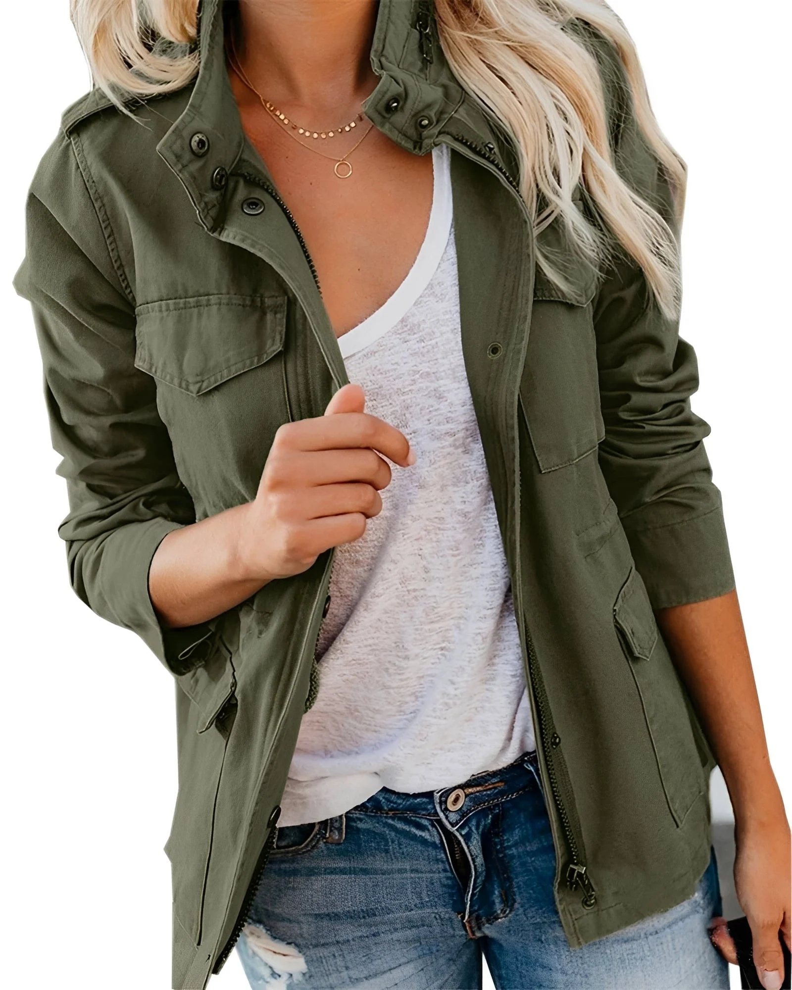 Elodie - Veste Élégante avec Poches - Image 2