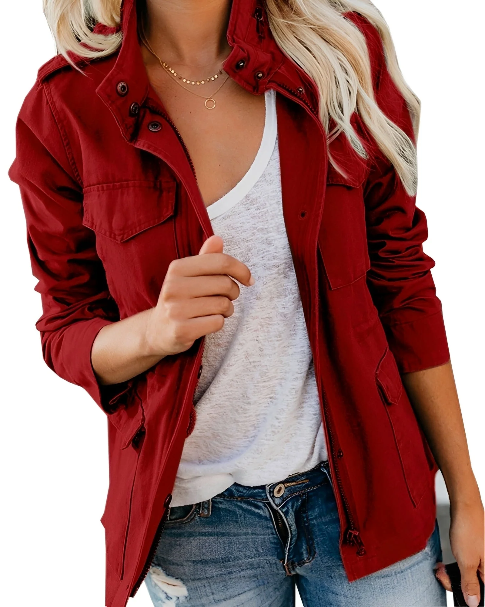 Elodie - Veste Élégante avec Poches - Image 3