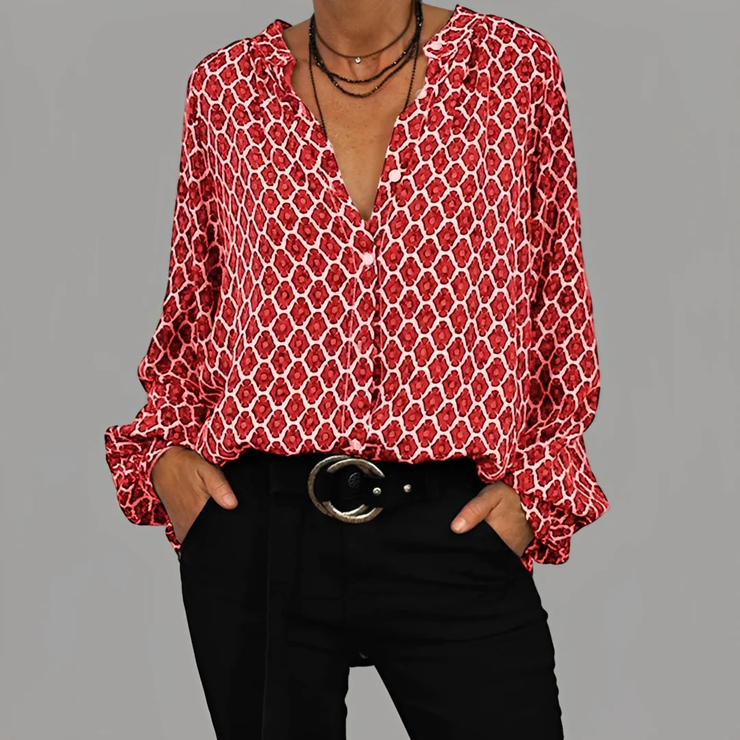 Elsa - Blouse élégante et sophistiquée pour femmes - Image 2