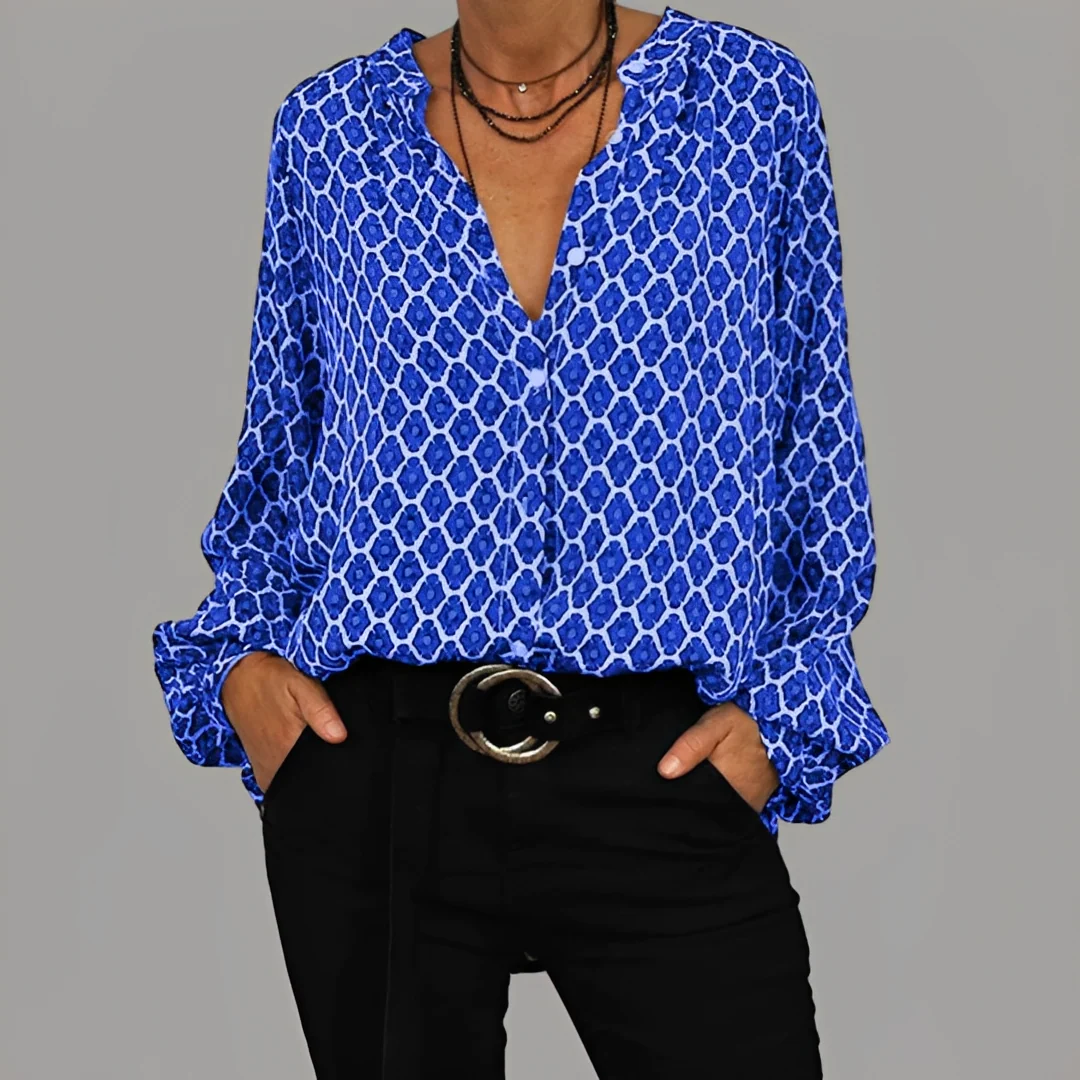 Elsa - Blouse élégante et sophistiquée pour femmes - Image 3