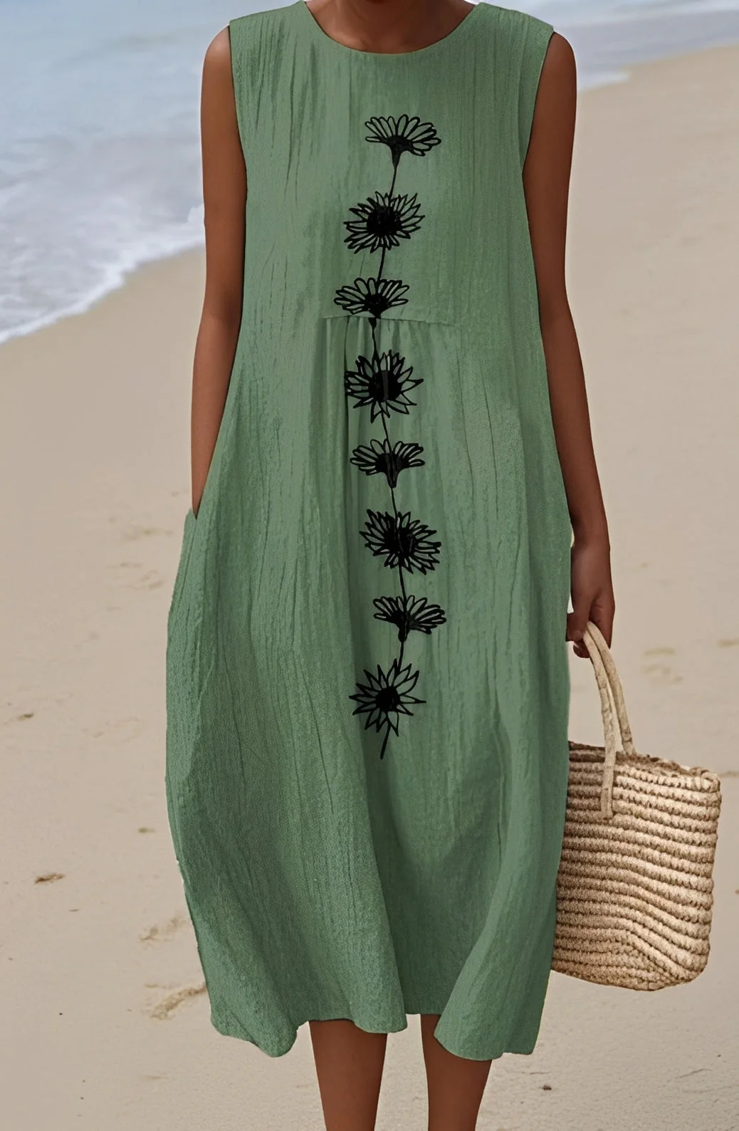 Emelia - Robe classique à fleurs pour femmes - Image 3