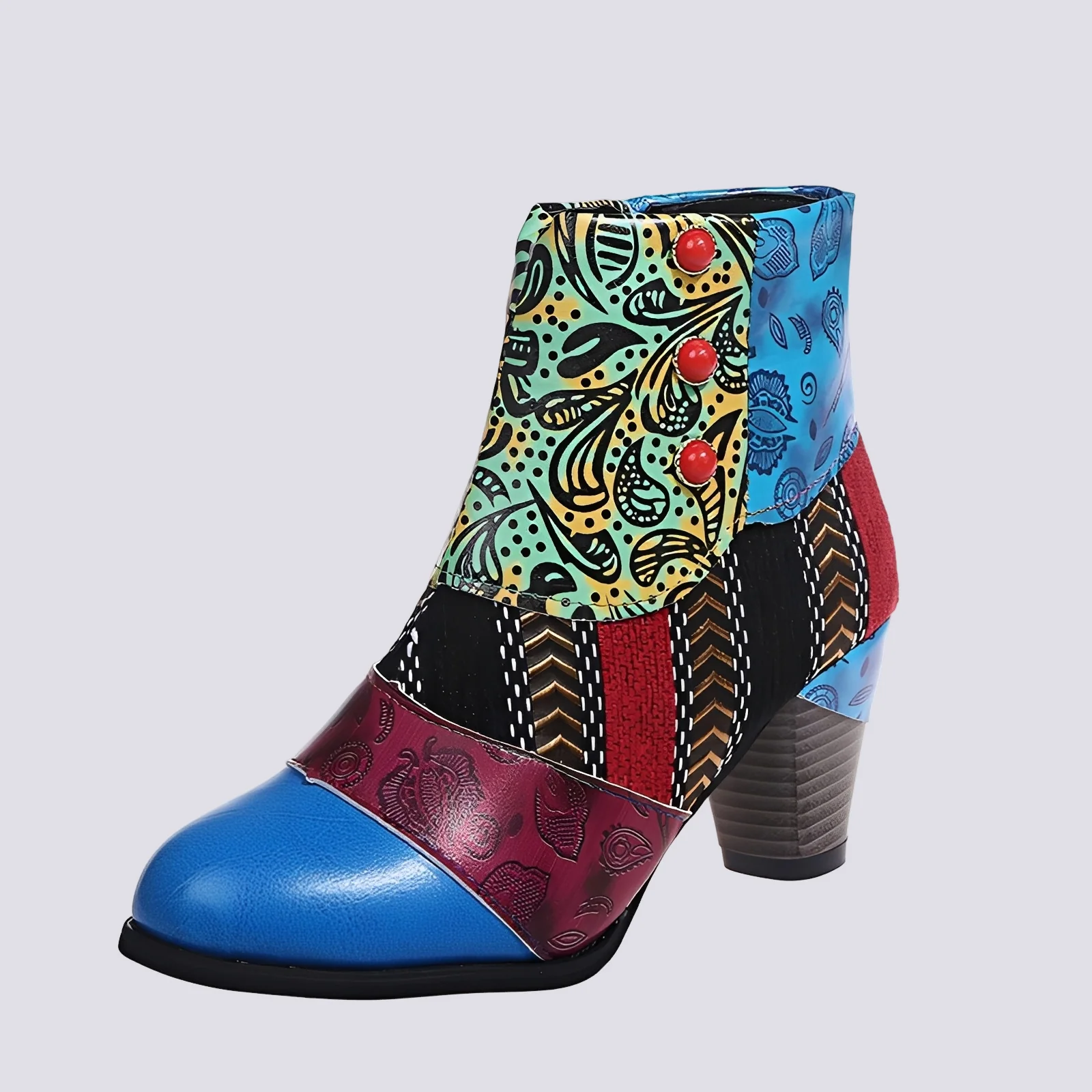 Emma - Bottes bohémiennes colorées - Image 2
