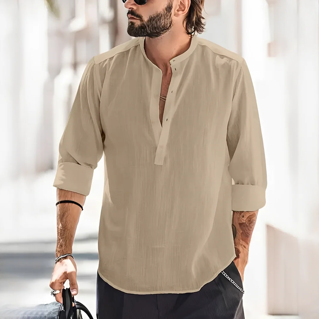 Enrico - Chemise homme d'été, légère et à la mode - Image 3