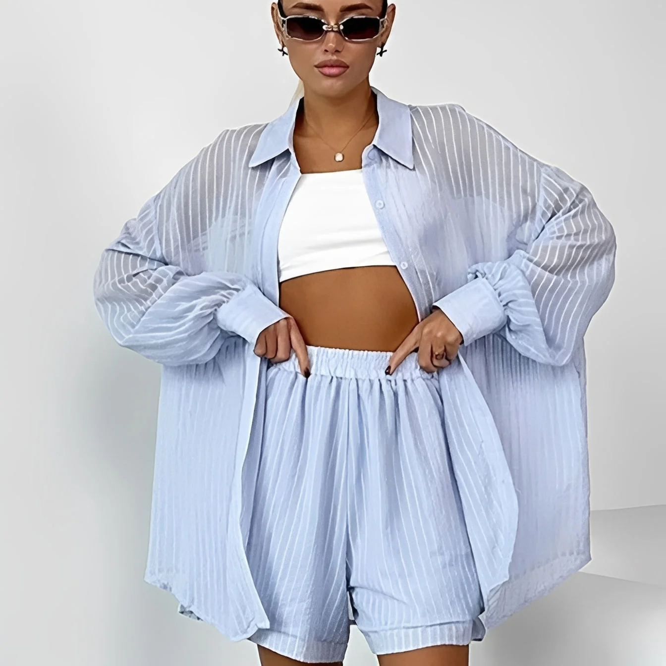 Sally - Ensemble confortable deux pièces pour femmes - Image 2