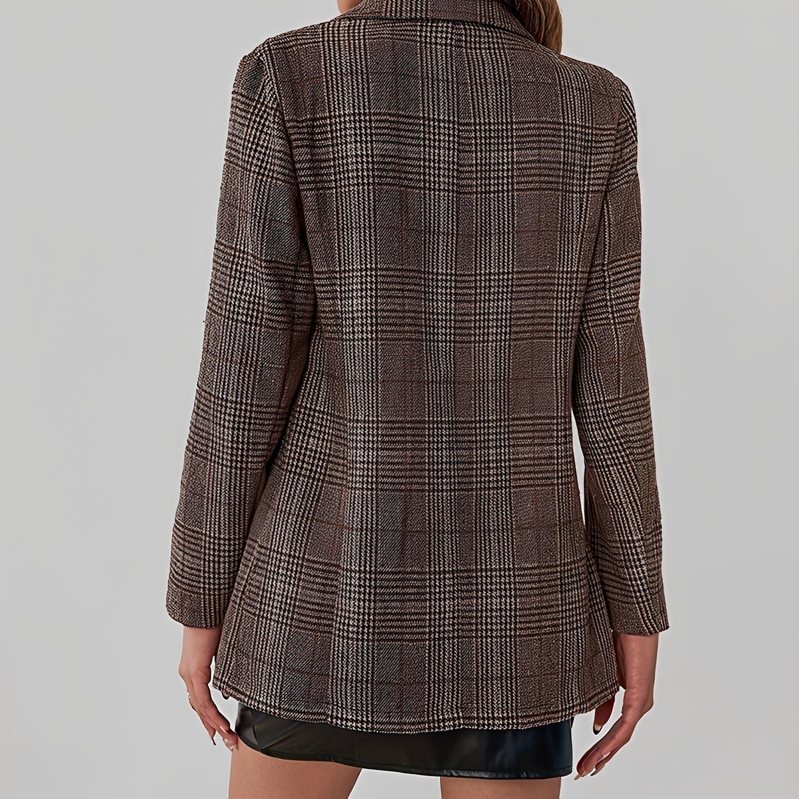 Eshal - Blazer à Carreaux Élégant - Image 2