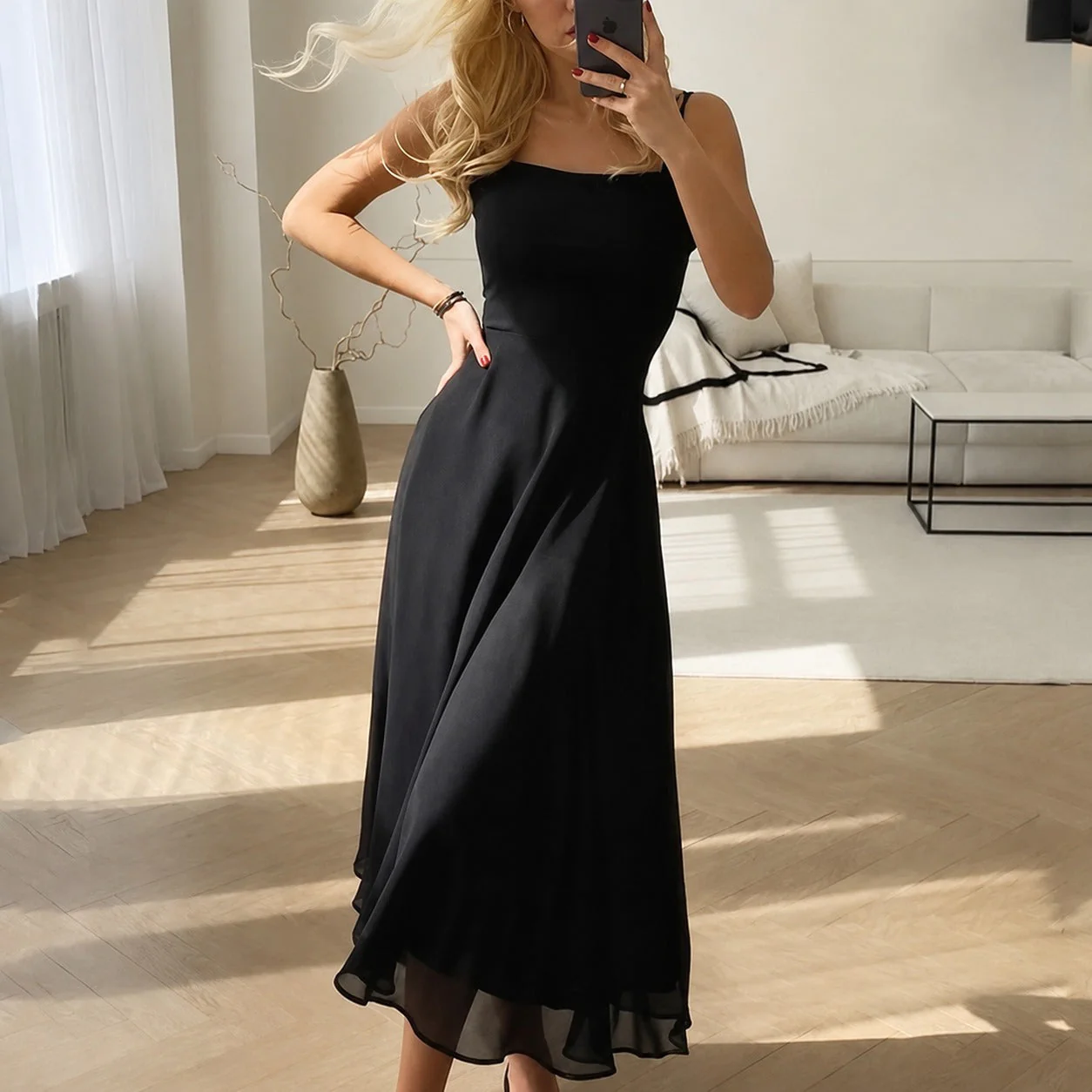 Eva - Robe chic sans manches - Image 3