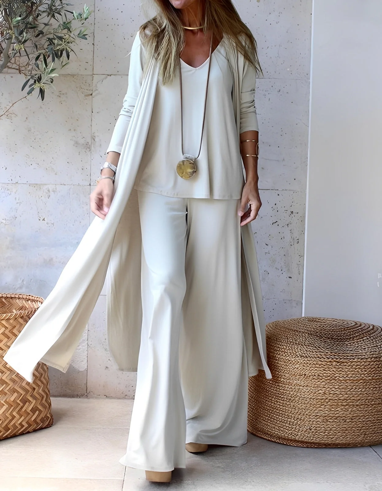 Evie - Ensemble élégant et ample en trois pièces pour femmes - Image 4