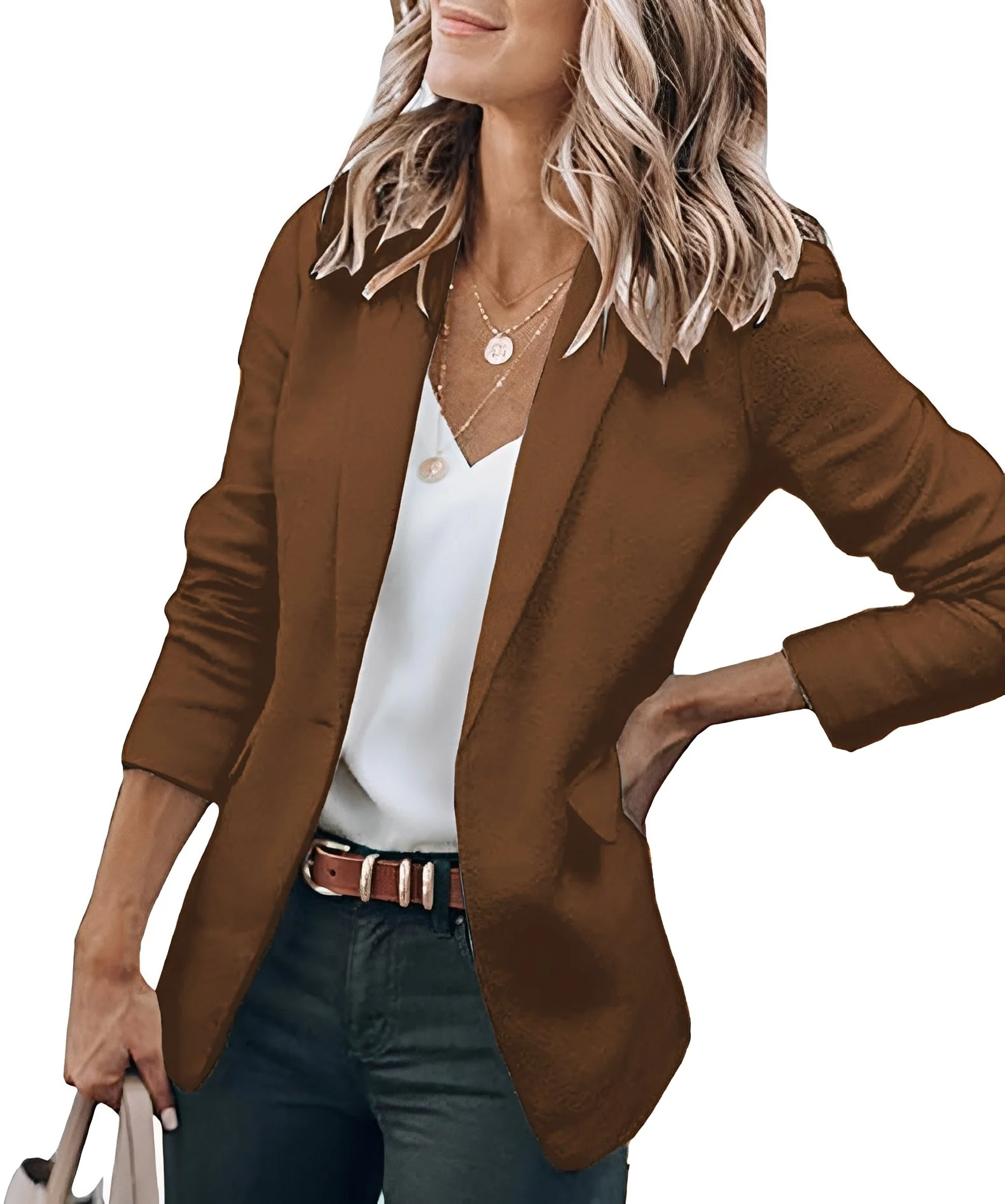 Fannia - Élégant blazer à simple boutonnage pour femmes - Image 4