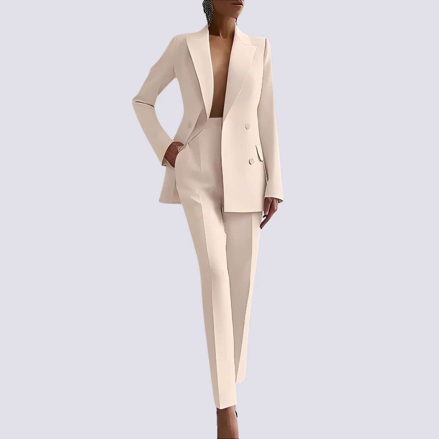 Fannie - Costume formel à simple boutonnage
