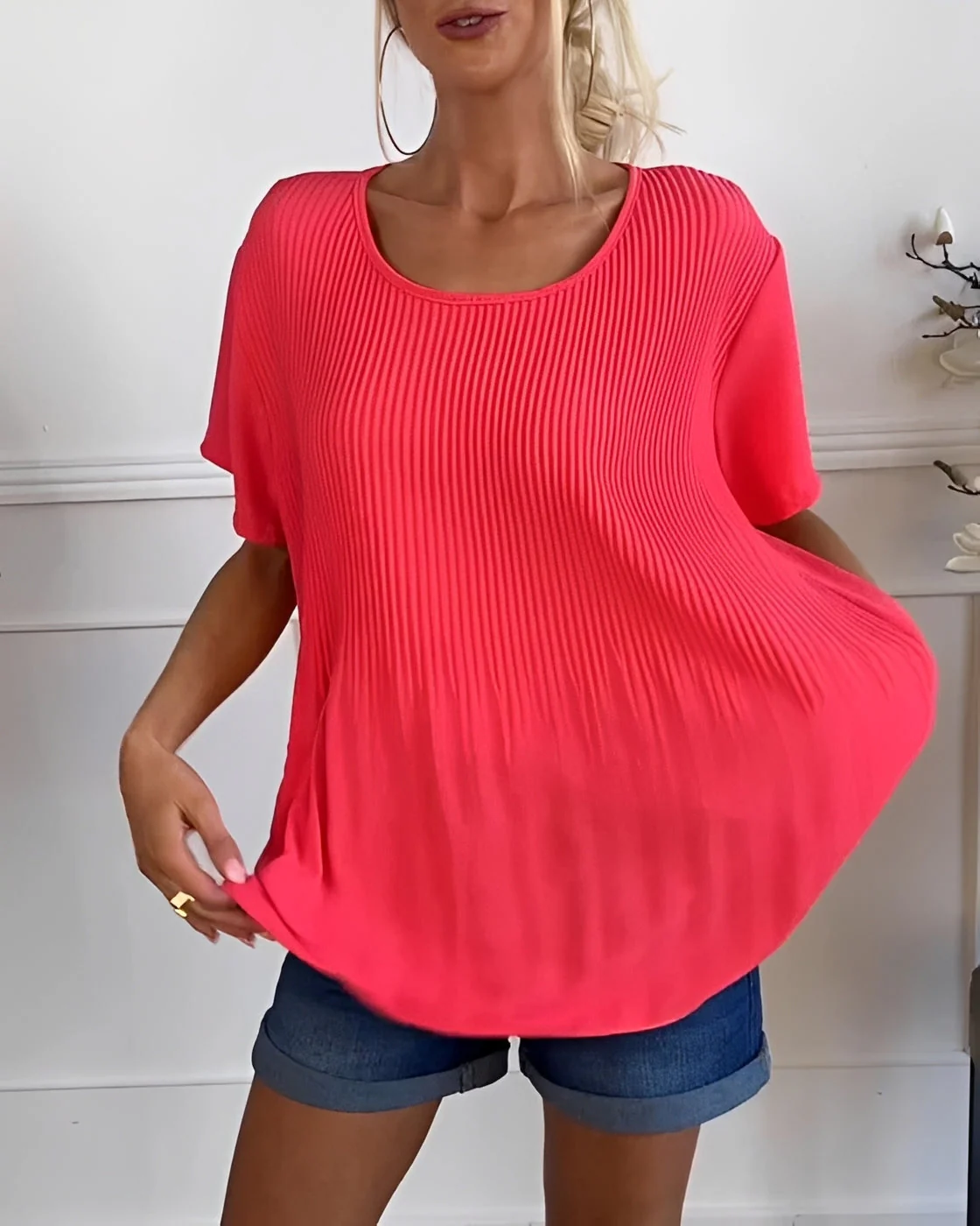Faye - Blouse Plissée Décontractée - Image 2