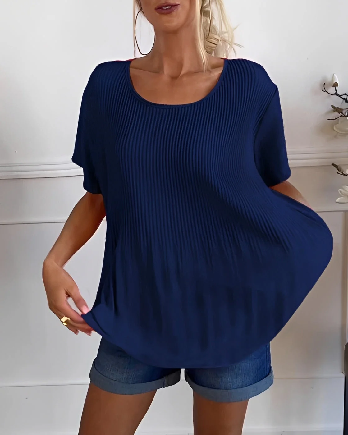 Faye - Blouse Plissée Décontractée - Image 3