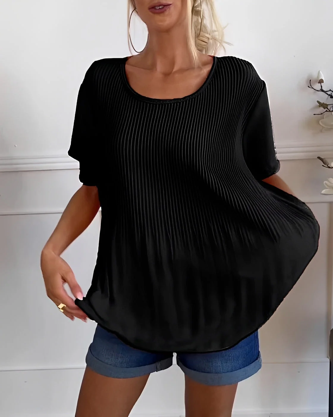 Faye - Blouse Plissée Décontractée - Image 5