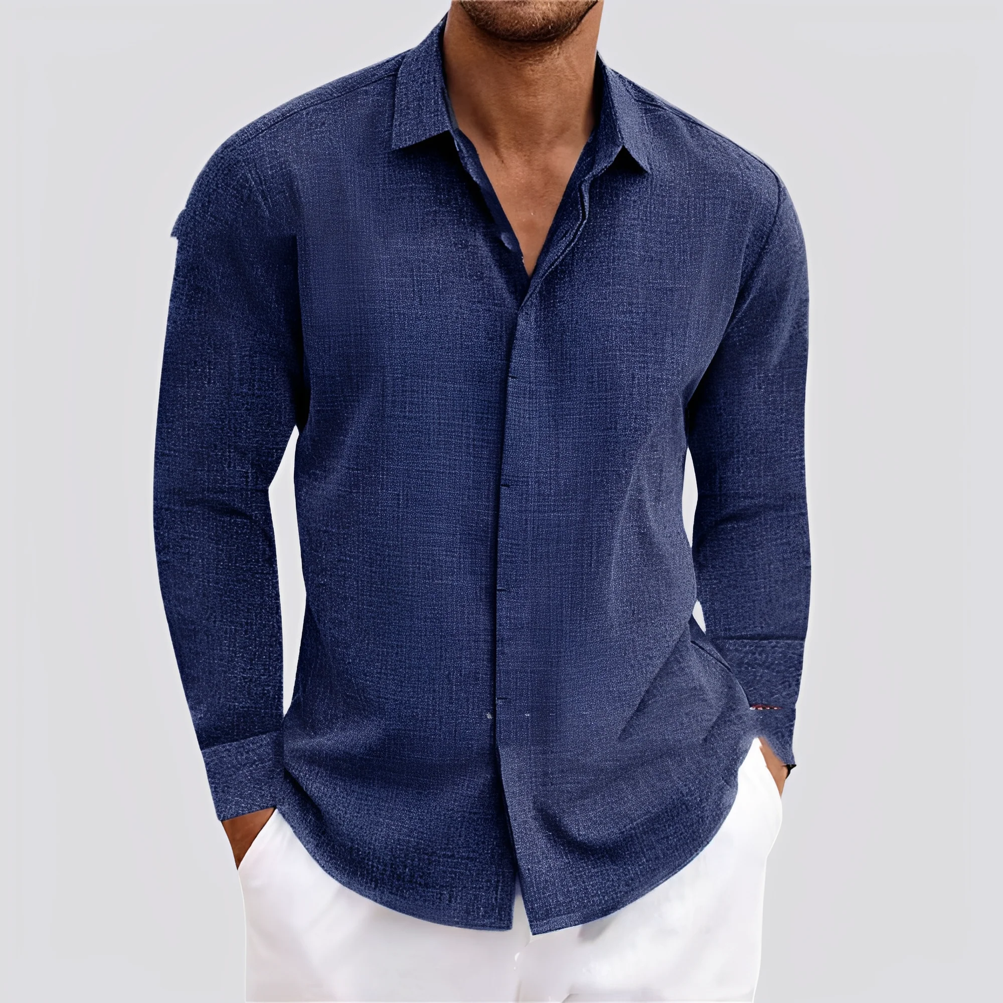 Felix - Chemise manches longues légère pour hommes - Image 7