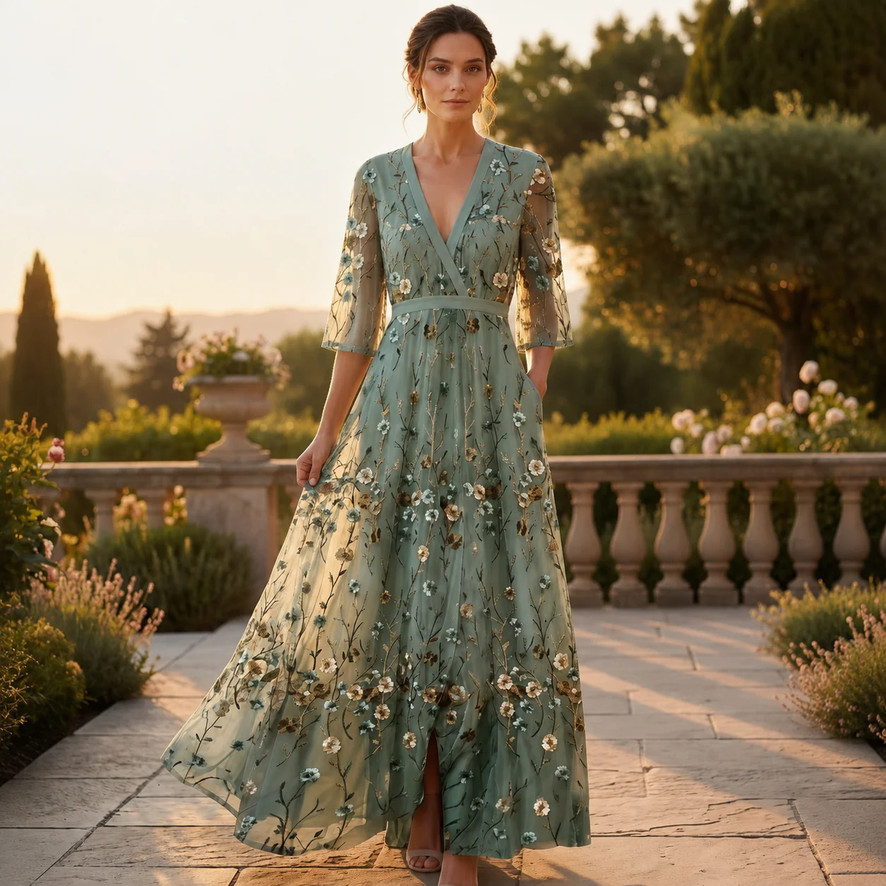 Florence - Robe Maxi Élégante et Fluide
