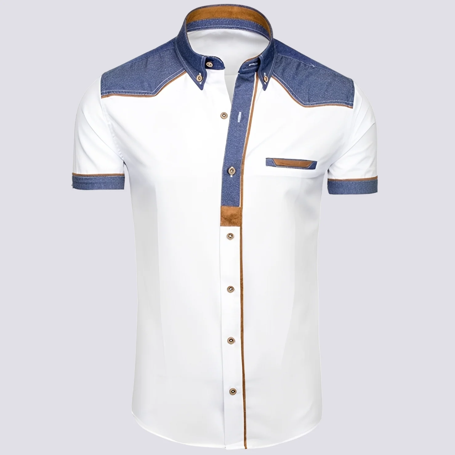 Frank - Polo en jean élégant pour femmes - Image 2