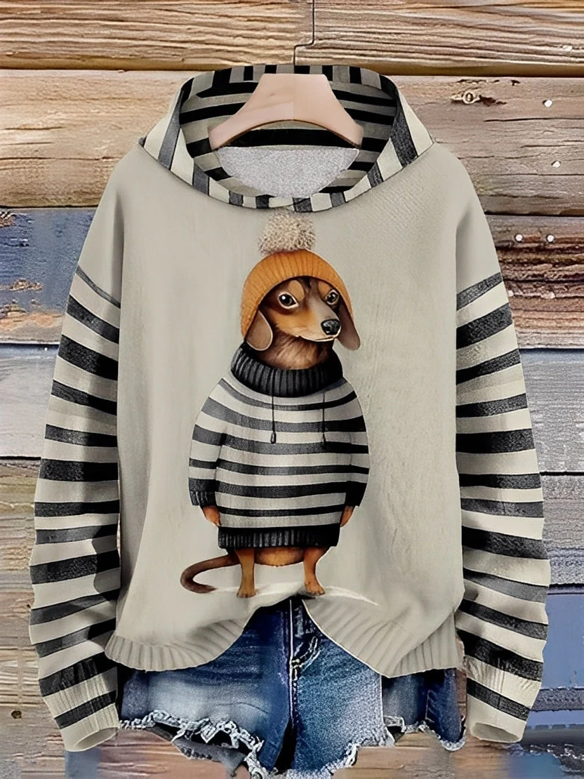 Geffryl - Sweat à capuche confortable pour femme avec imprimé - Image 6