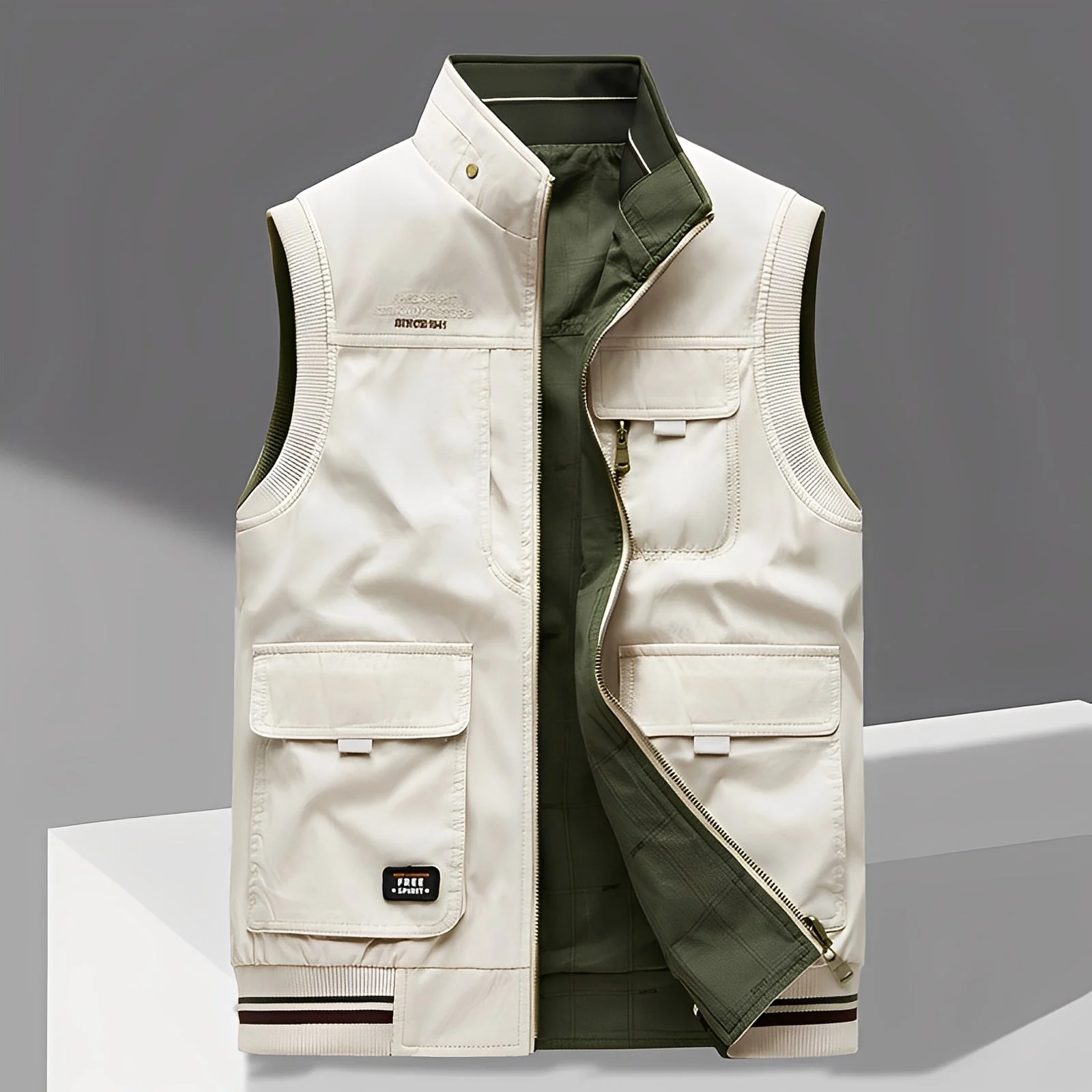 Géraud - Gilet haut de gamme à nombreuses poches pour homme - Image 2