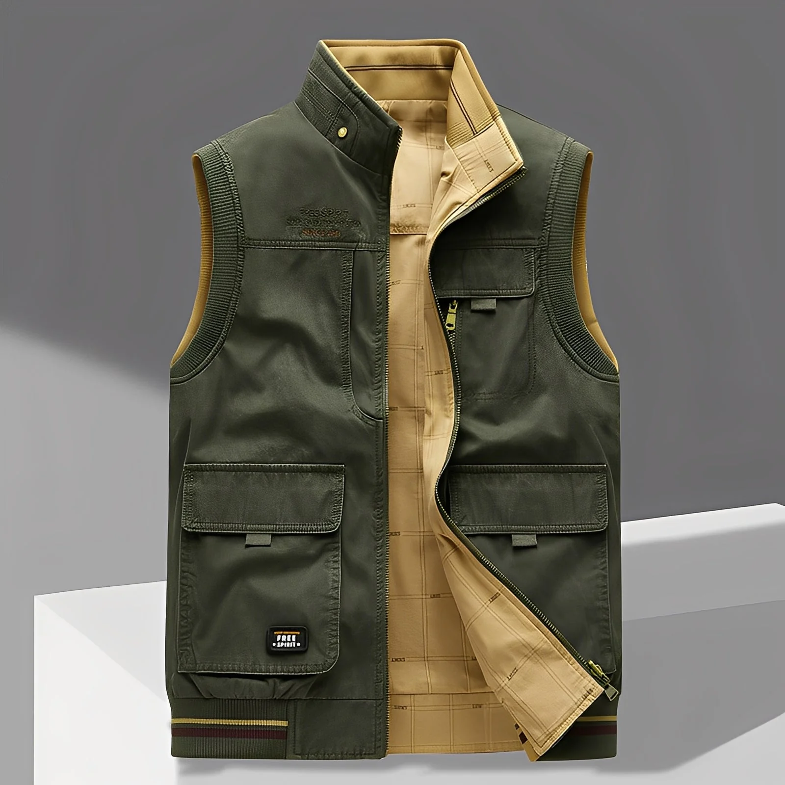 Géraud - Gilet haut de gamme à nombreuses poches pour homme - Image 3