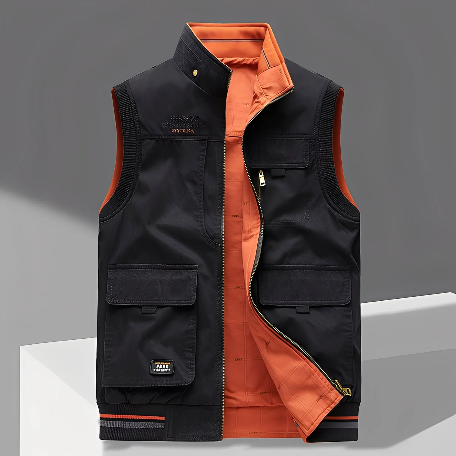 Géraud - Gilet haut de gamme à nombreuses poches pour homme - Image 4