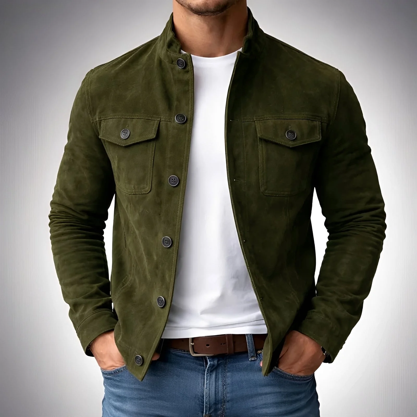 Gideon - Veste Décontractée à Boutons - Image 2