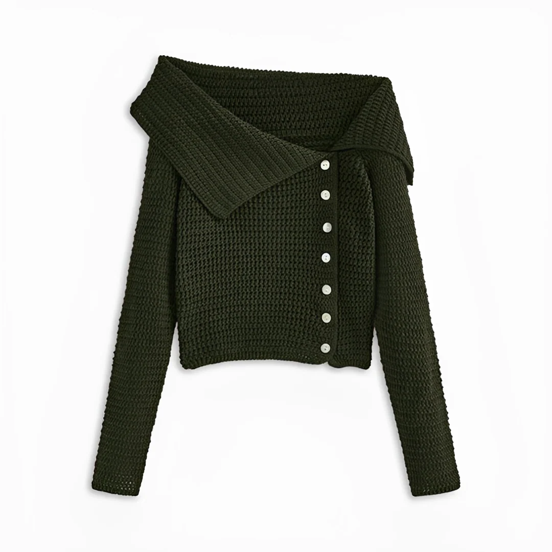 Ginalyn - Pull asymétrique avec épaule dénudée - Image 3
