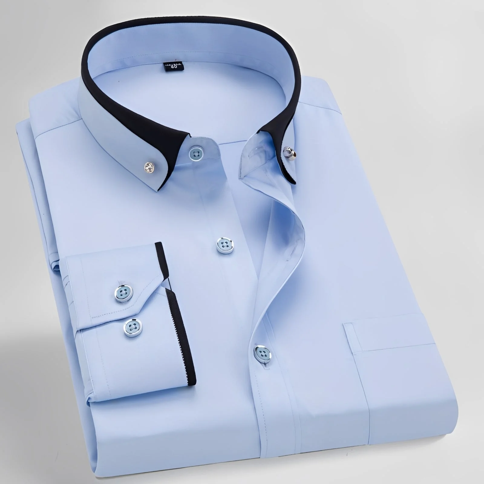 Glindel - Chemise homme classique à manches longues - Image 2