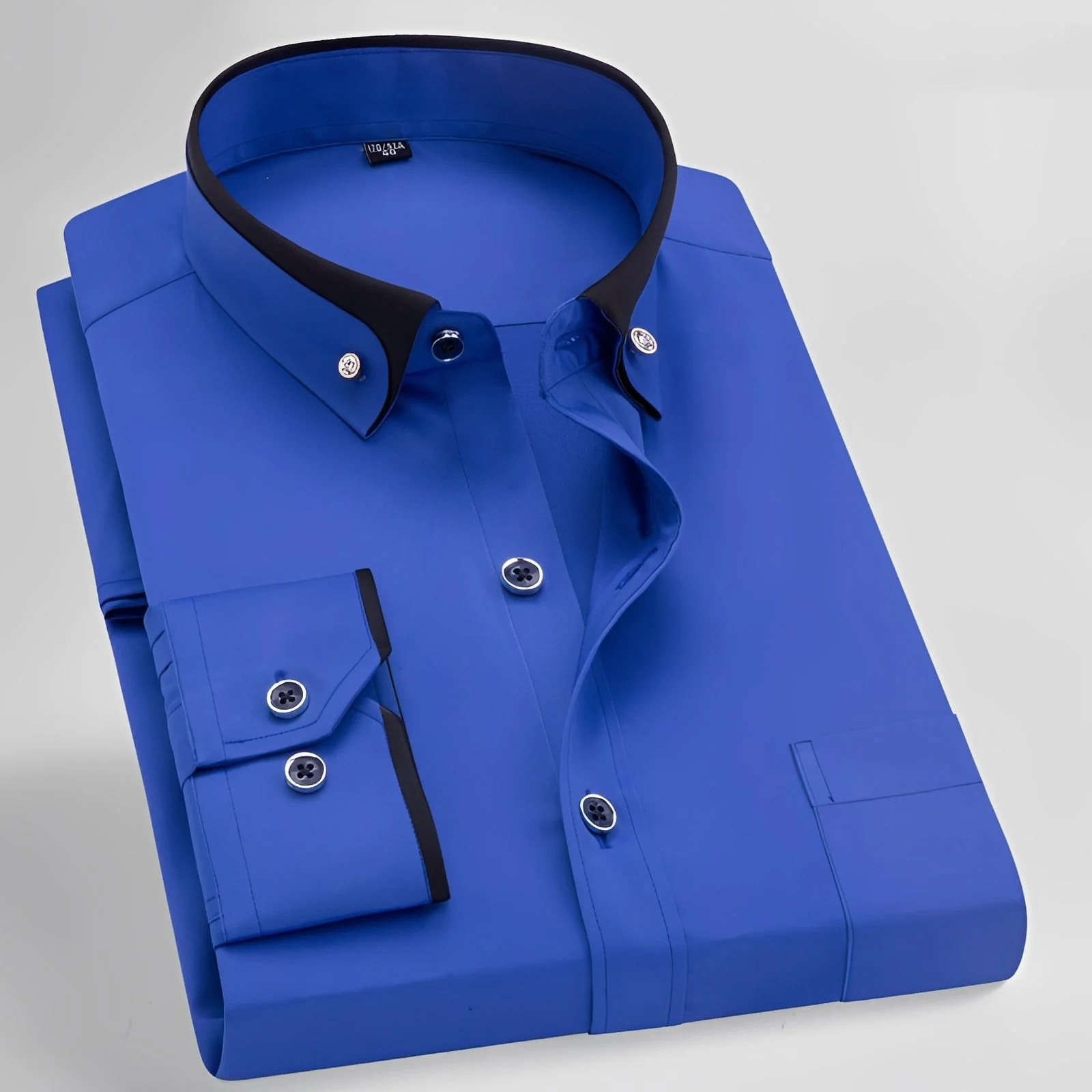 Glindel - Chemise homme classique à manches longues - Image 3
