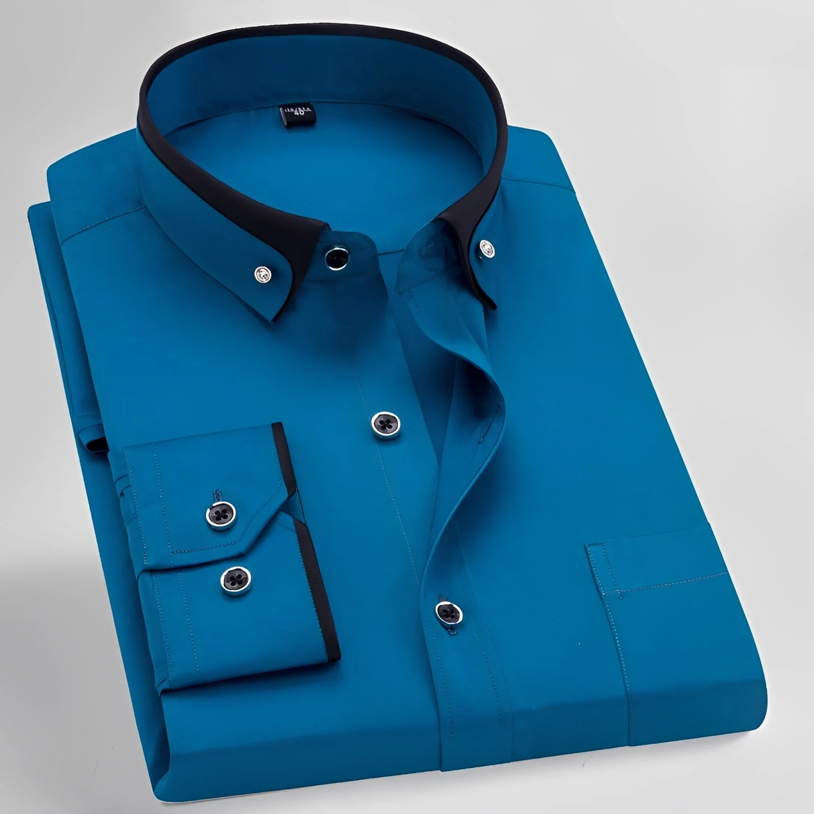 Glindel - Chemise homme classique à manches longues - Image 4