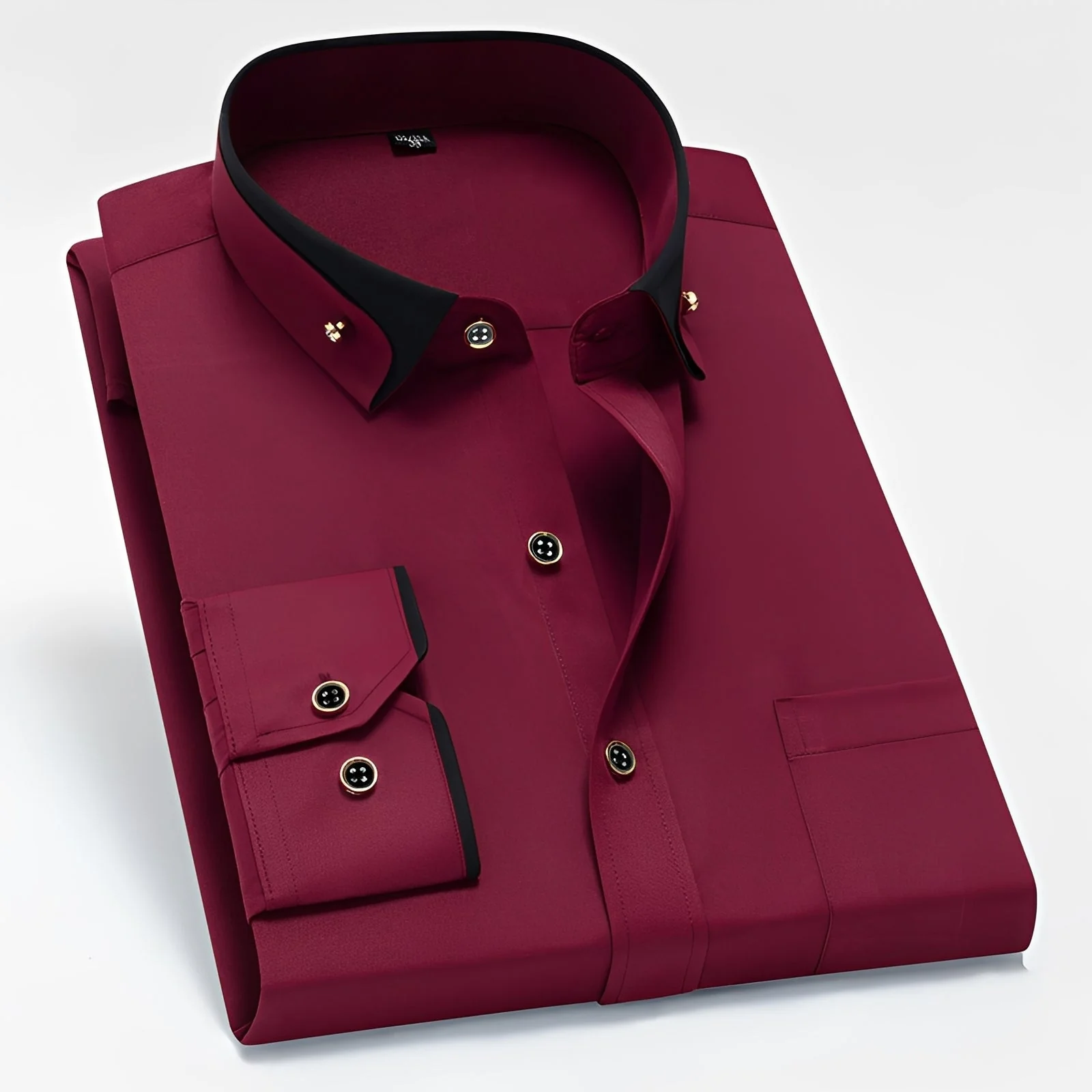 Glindel - Chemise homme classique à manches longues - Image 5