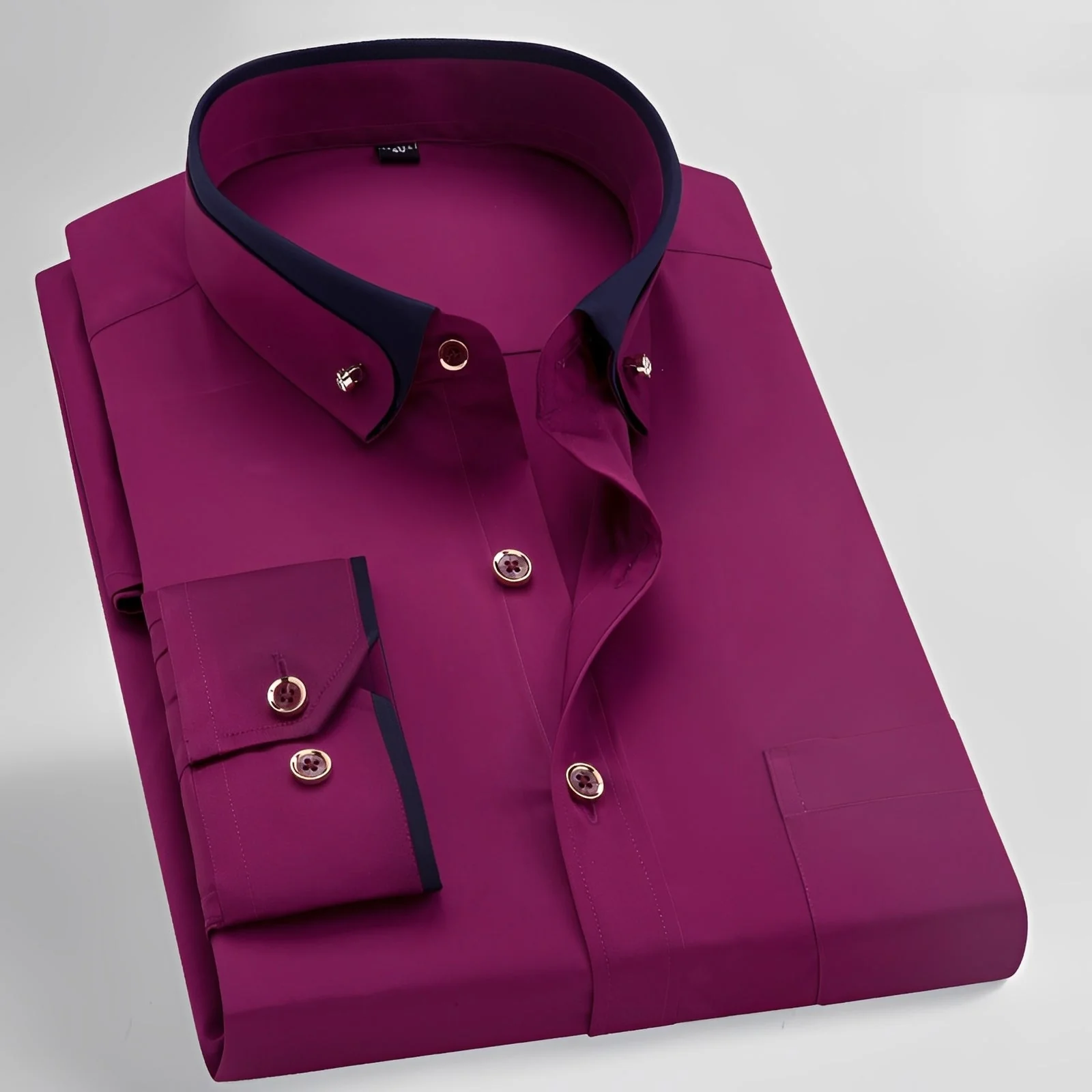 Glindel - Chemise homme classique à manches longues - Image 6