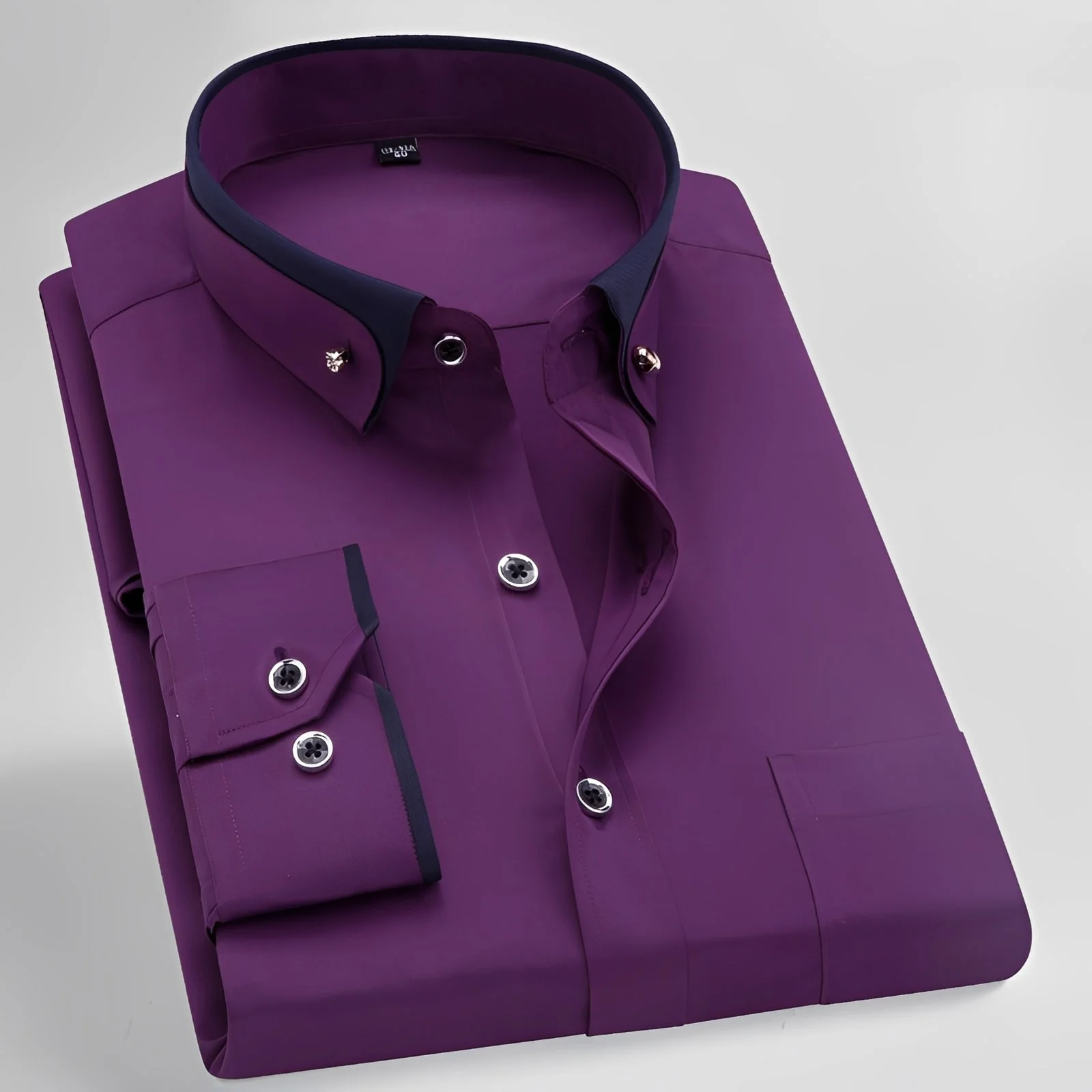 Glindel - Chemise homme classique à manches longues - Image 7