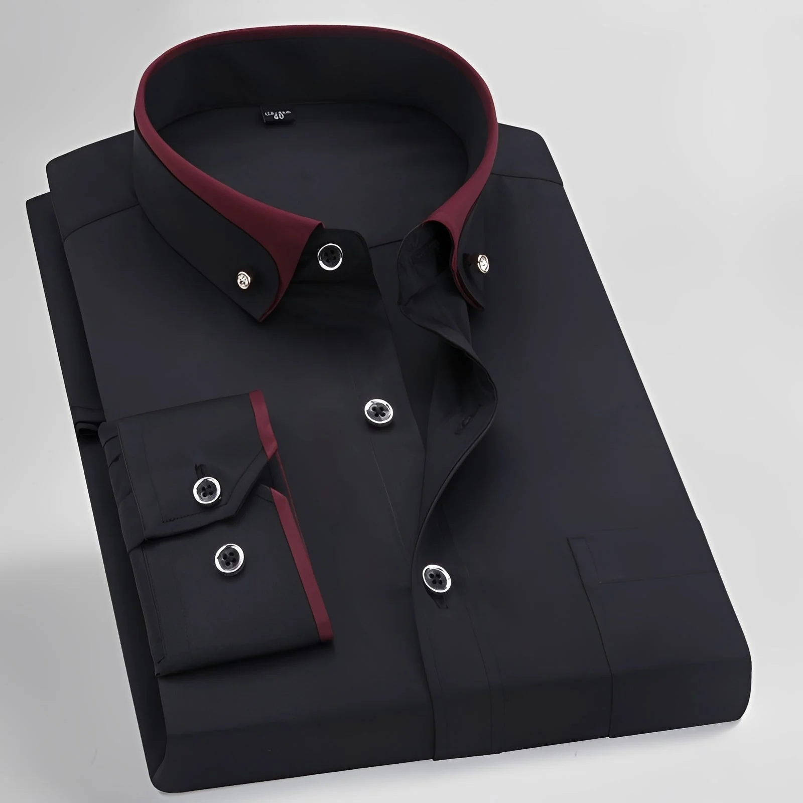 Glindel - Chemise homme classique à manches longues - Image 8