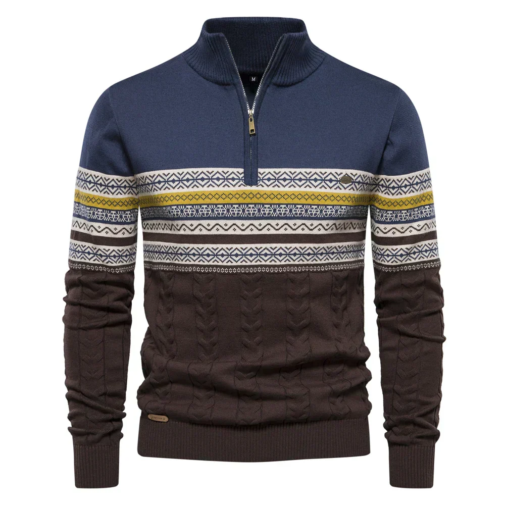 Hakim - Pull-homme - Motif rétro - Image 9