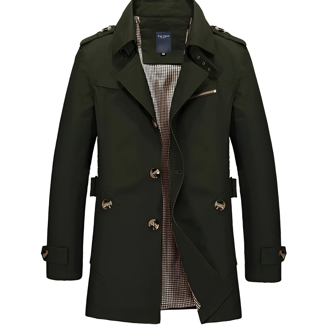 Hanzo - Manteau long d'hiver chaud pour homme - Image 3