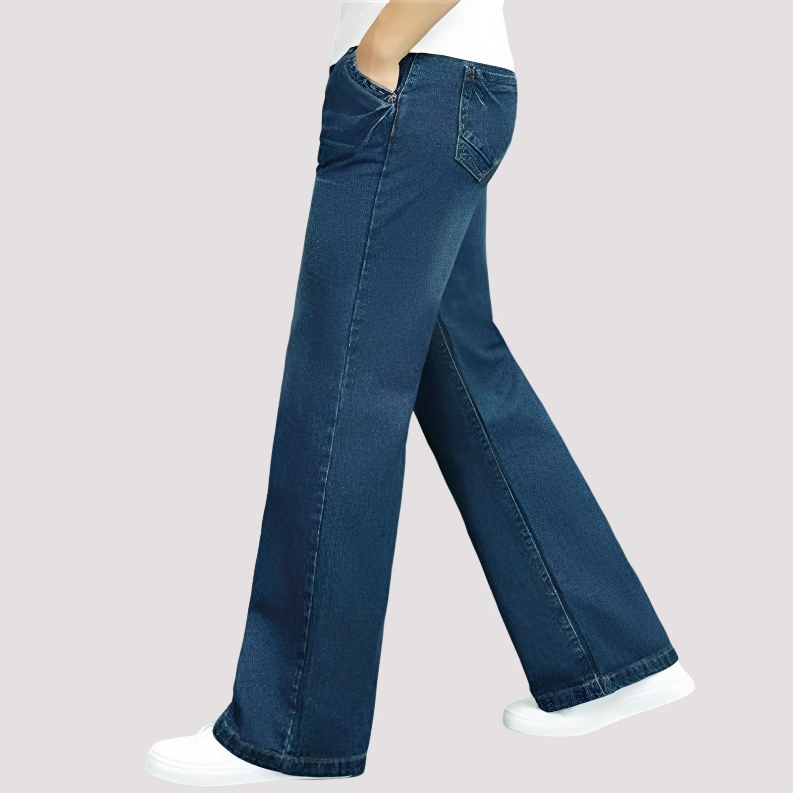 Hazel - Jean droit à jambes évasées pour femmes - Image 3