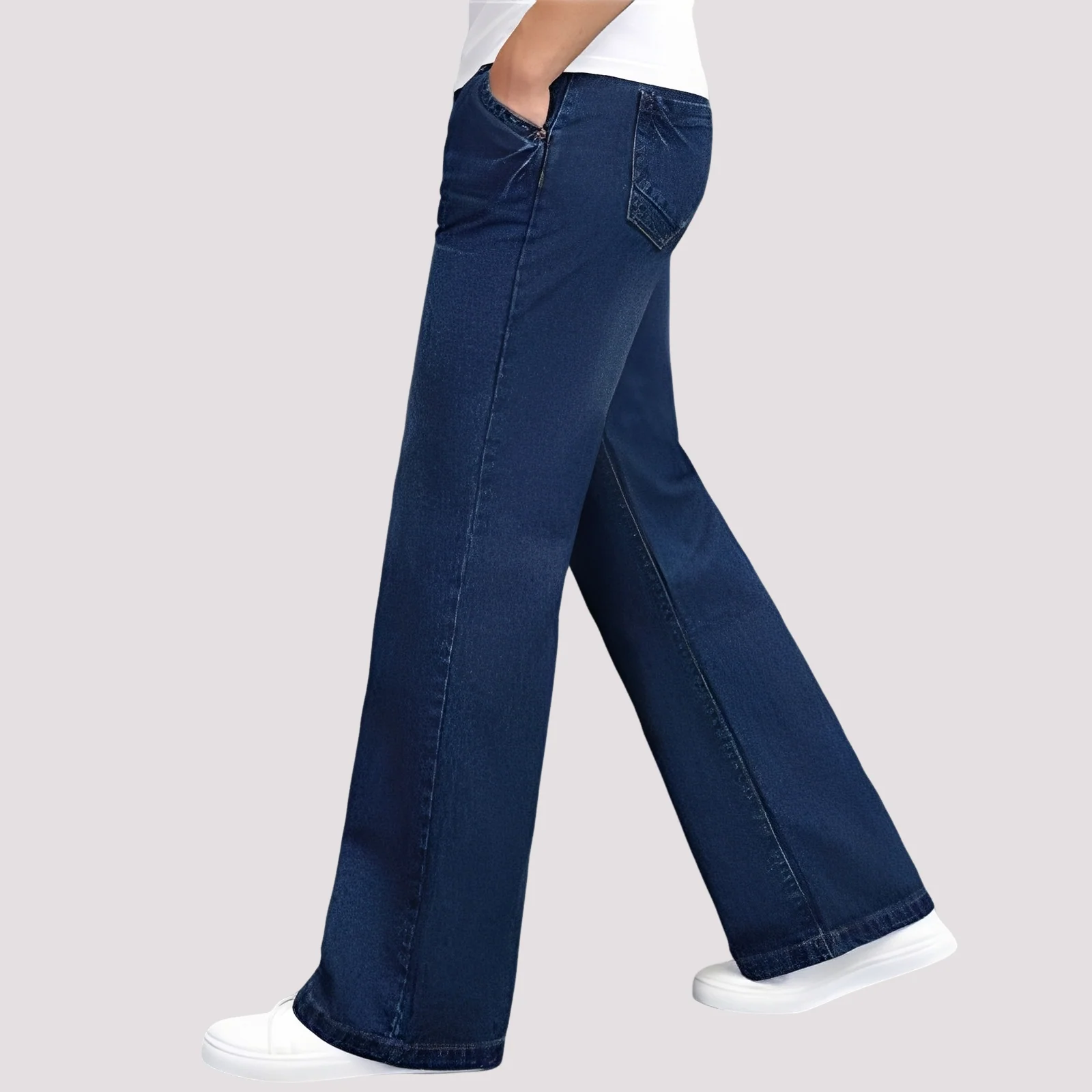 Hazel - Jean droit à jambes évasées pour femmes - Image 4