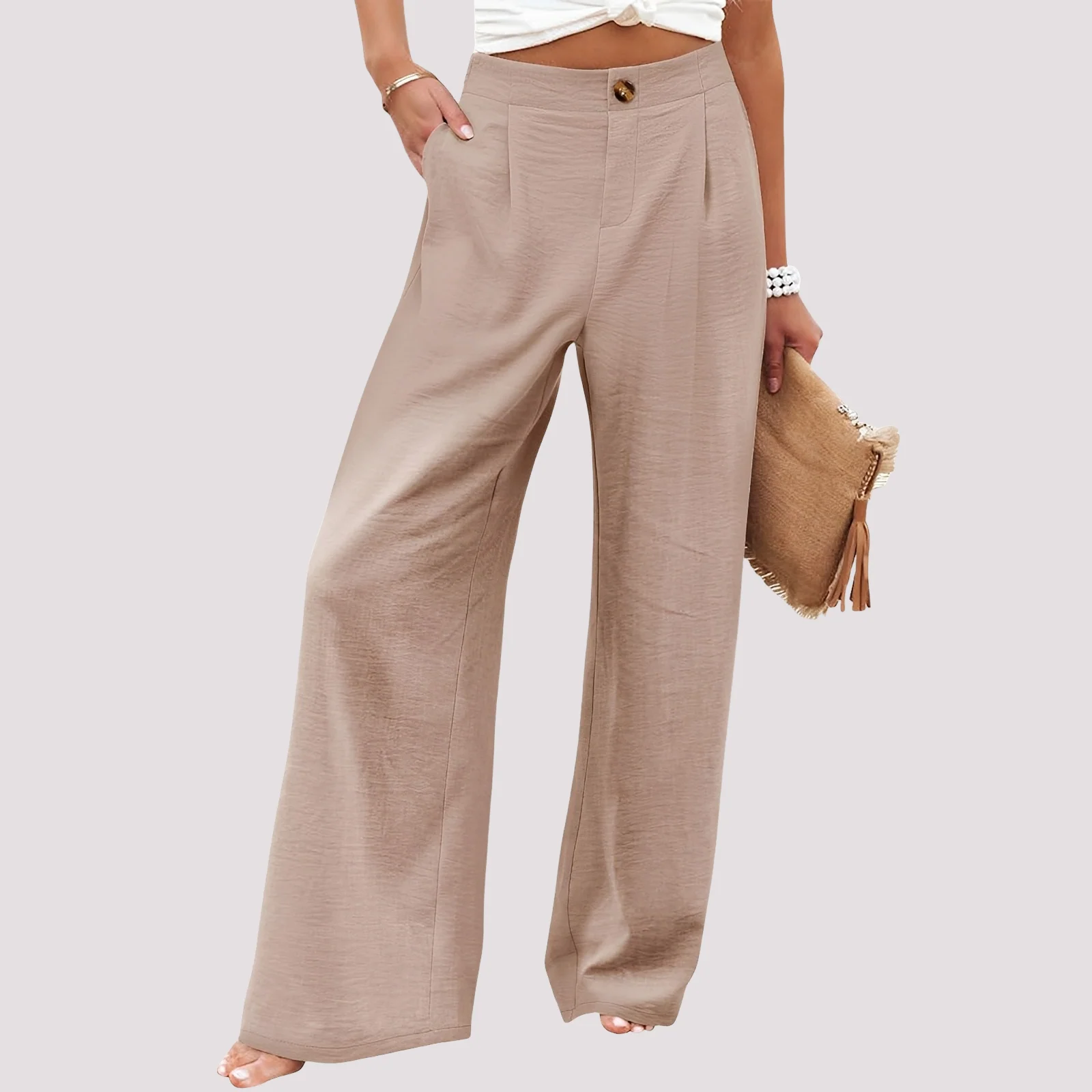 Helen - Pantalon décontracté à jambes larges pour femmes