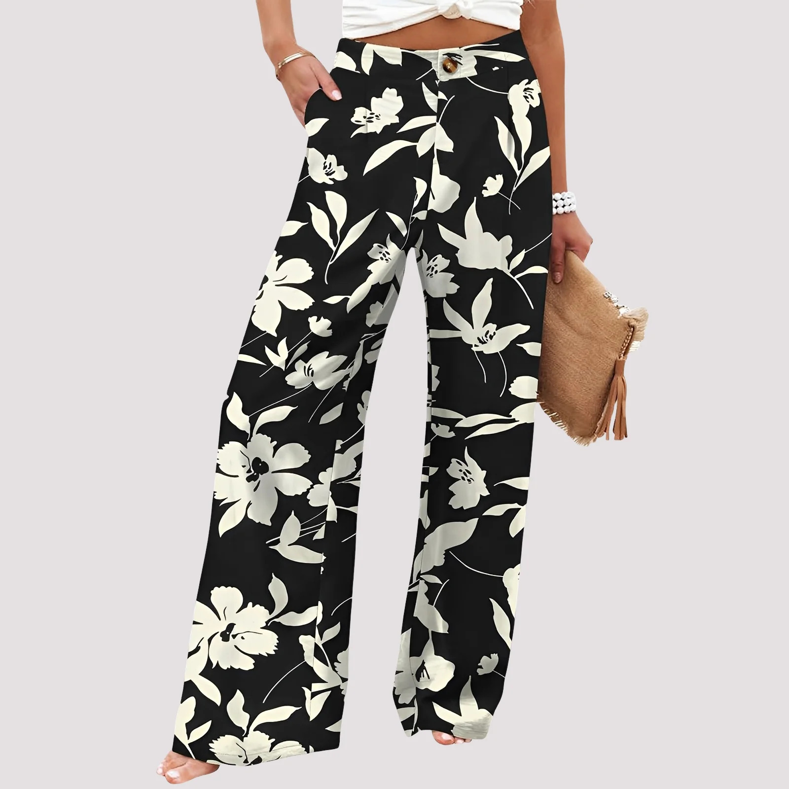 Helen - Pantalon décontracté à jambes larges pour femmes - Image 10